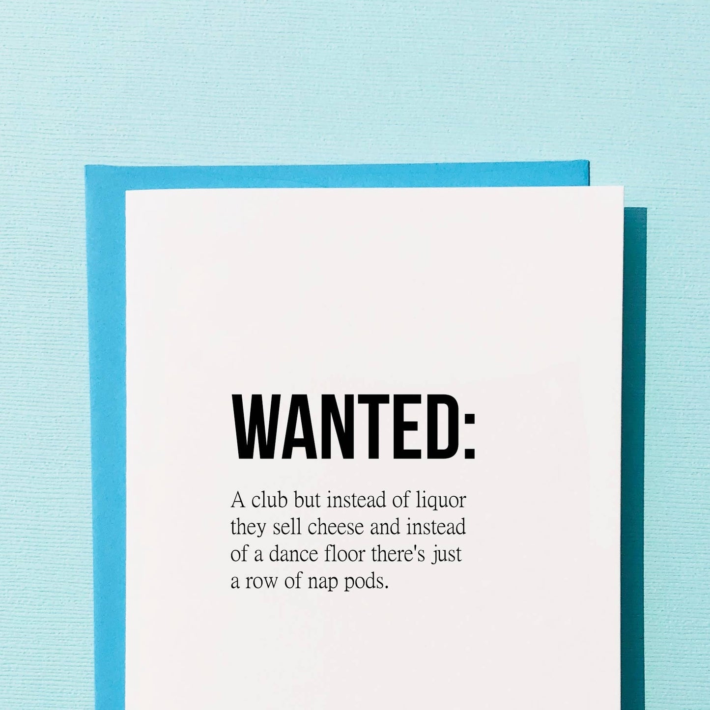 Top Hat and Monocle - Wanted A Club - Funny Birthday Card