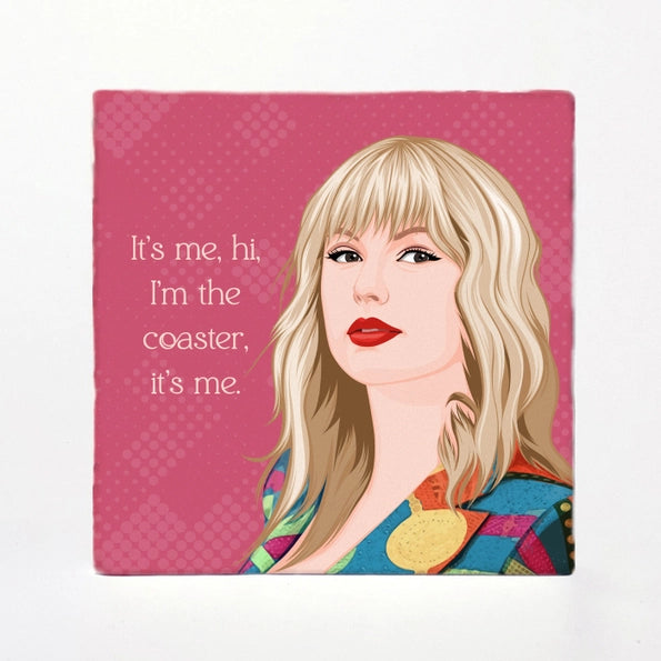 Taylor Swift Coasters: 4"x4"- singles