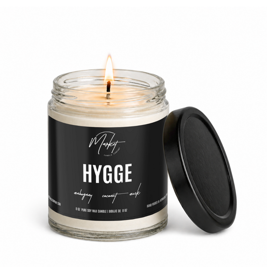 Market Candle Company - HYGGE SOY CANDLE: 8 oz Single Wick