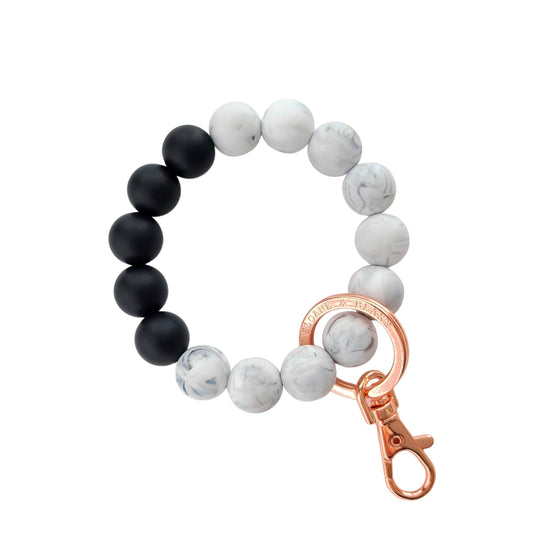 SloaneandBlake - CARRARA Bracelet Key Ring - Black