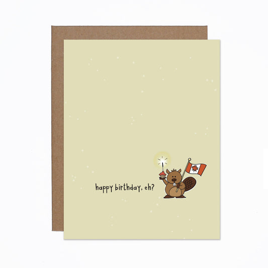 carolyndraws - Happy Birthday from Canada Card
