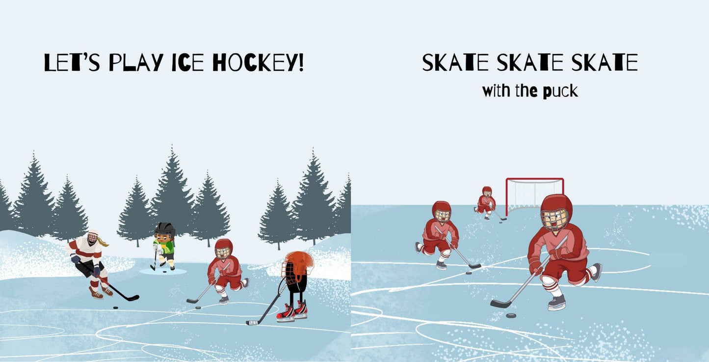 Doodle Paw Press - Hello Hockey- Baby's First Hockey Book
