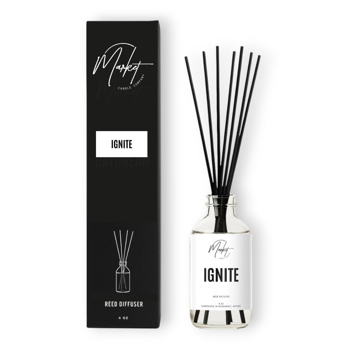 Market Candle Company - IGNITE DIFFUSER REEDS: STANDARD LABEL