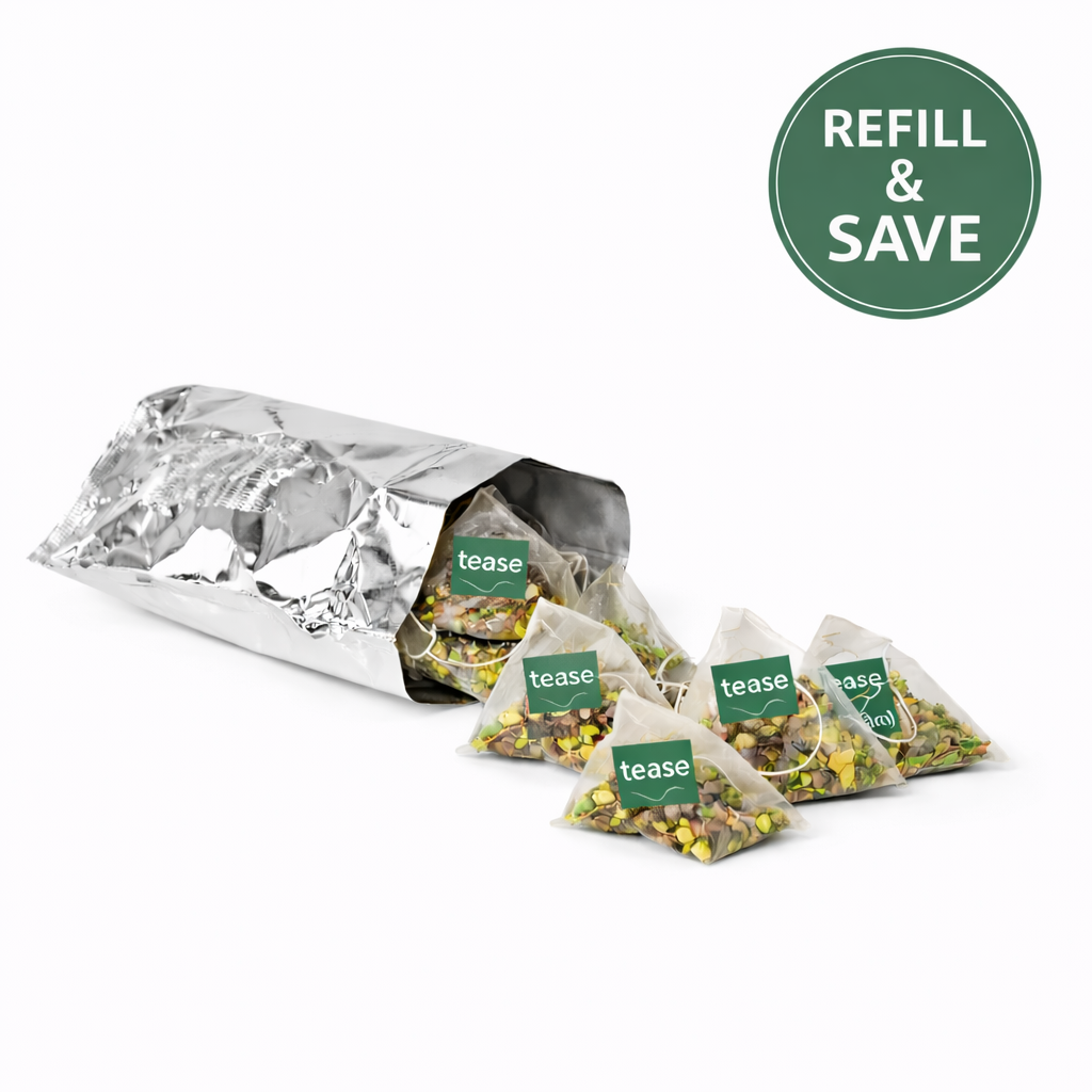 Tease | Wellness Tea Blends + Accessories - Golden Slumbers Tea Refill | Herbal Tea | Sleep Support Tea