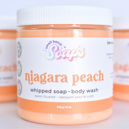 Small Batch Soaps - Niagara Peach Whipped Soap