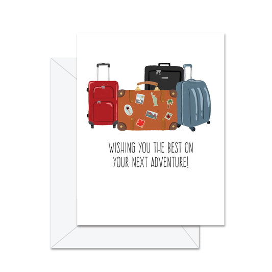 Jaybee Design - Wishing You The Best On Your Next Adventure! - Greeting Card