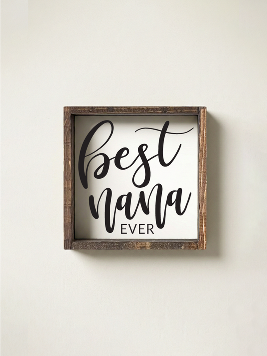 Williamraedesigns - Best Nana Ever Framed Print