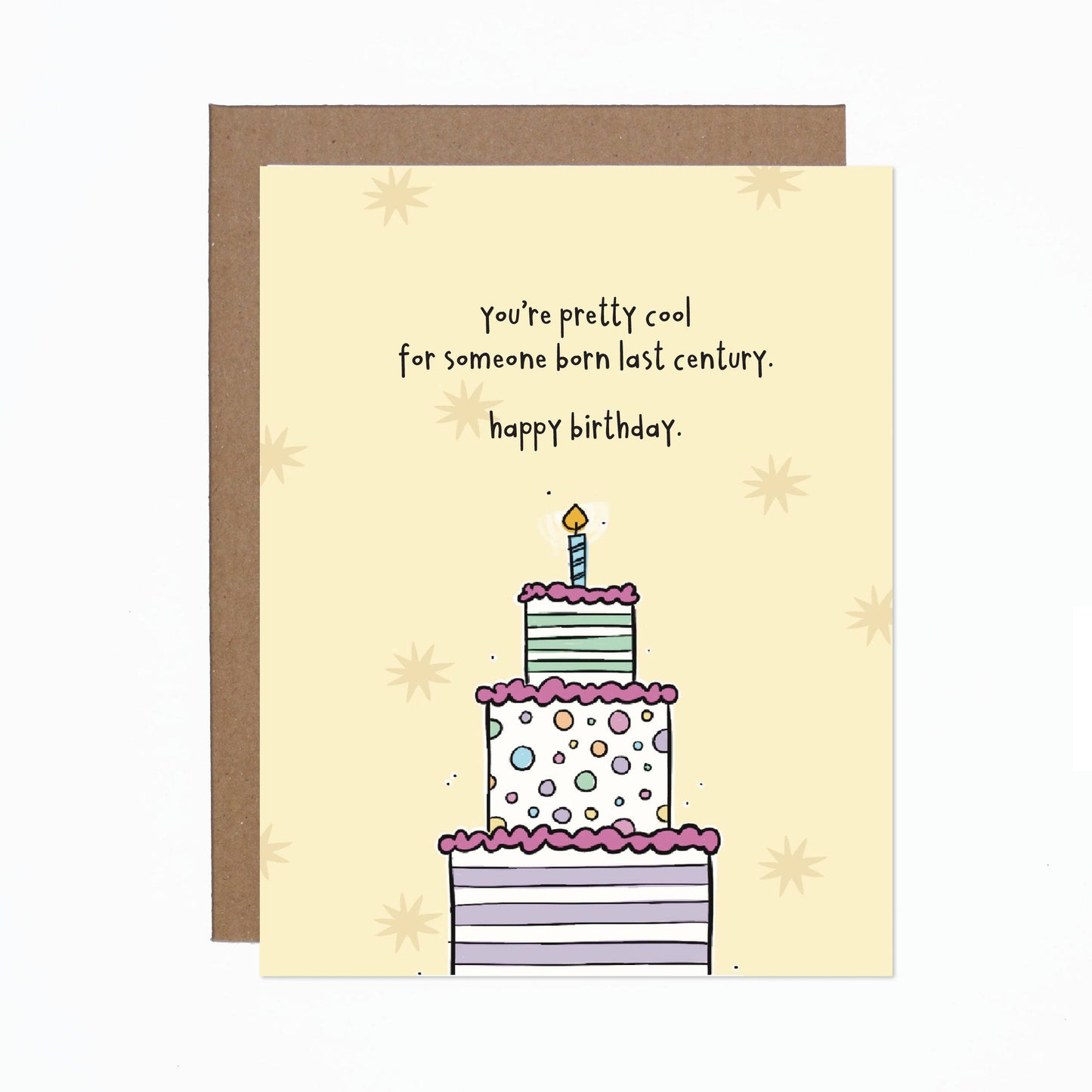 carolyndraws - Born Last Century Birthday Card