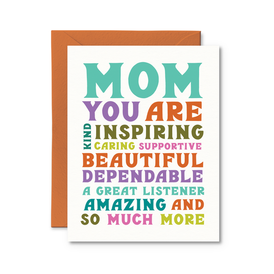Pretty by Her - Mom You Are Card