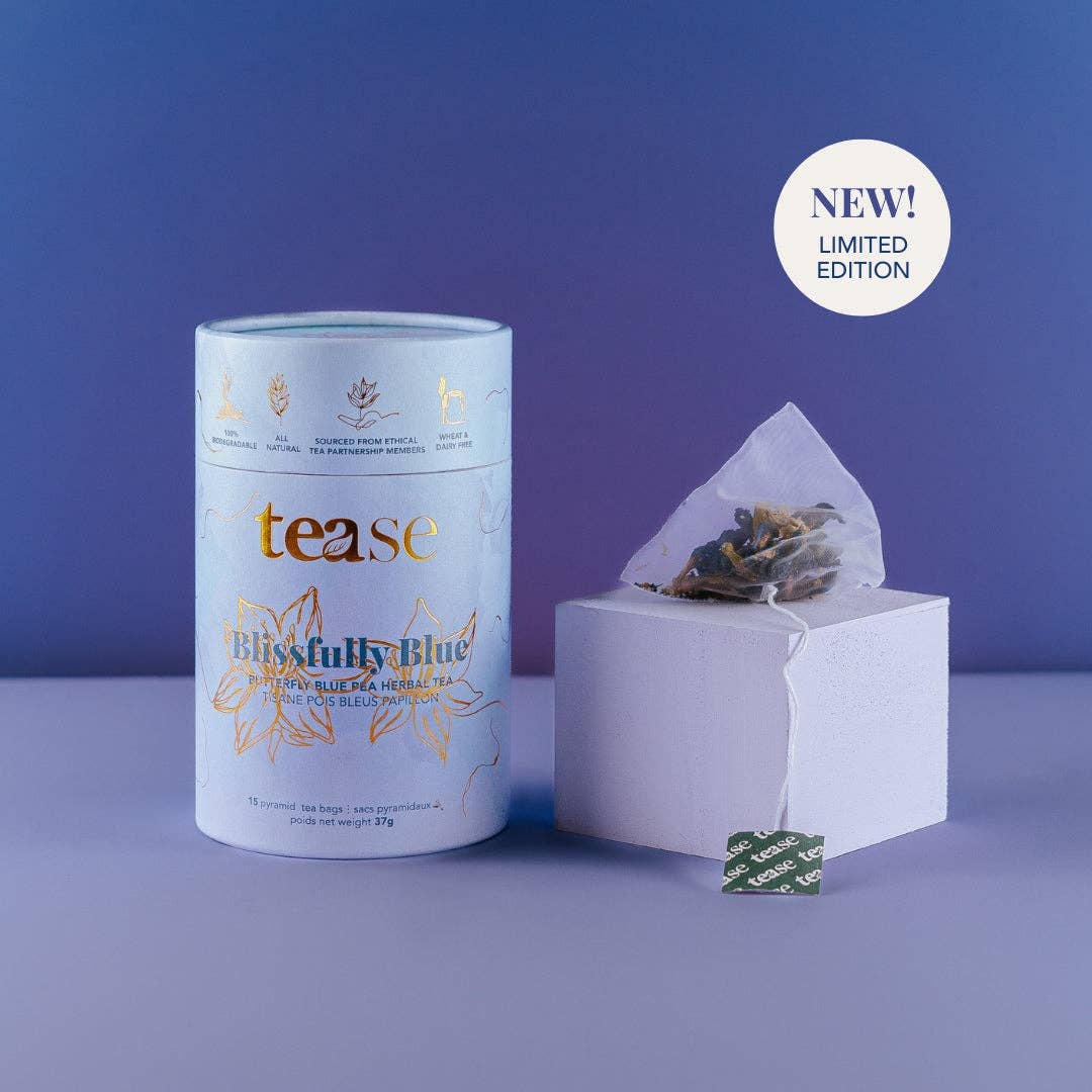 Tease | Wellness Tea Blends + Accessories - Blissfully Blue  | Colour Changing Wellness Tea
