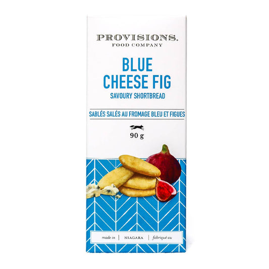 Provisions Food Company - Blue Cheese Fig Shortbread: 90 g.