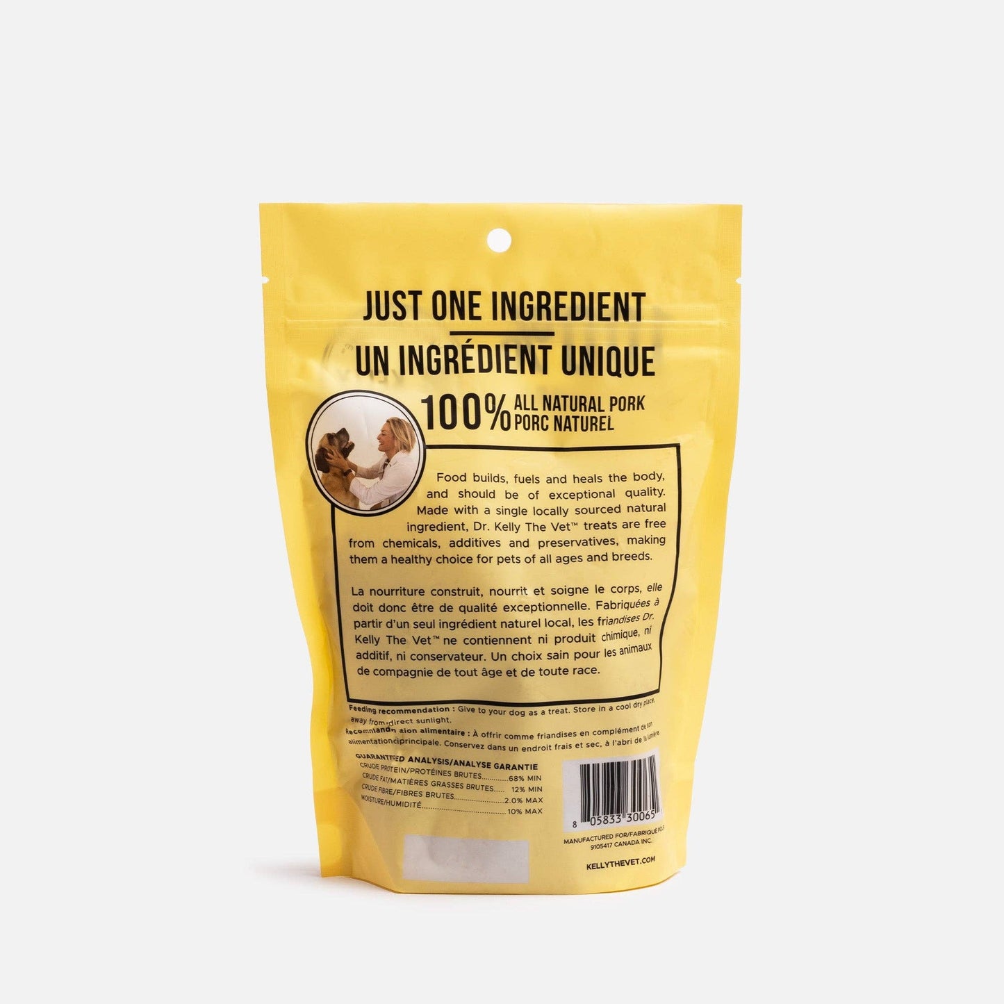 Silver Paw - Dr. Kelly The Vet 100% Natural Dog Treats - Pork: 100g / 3.53 oz