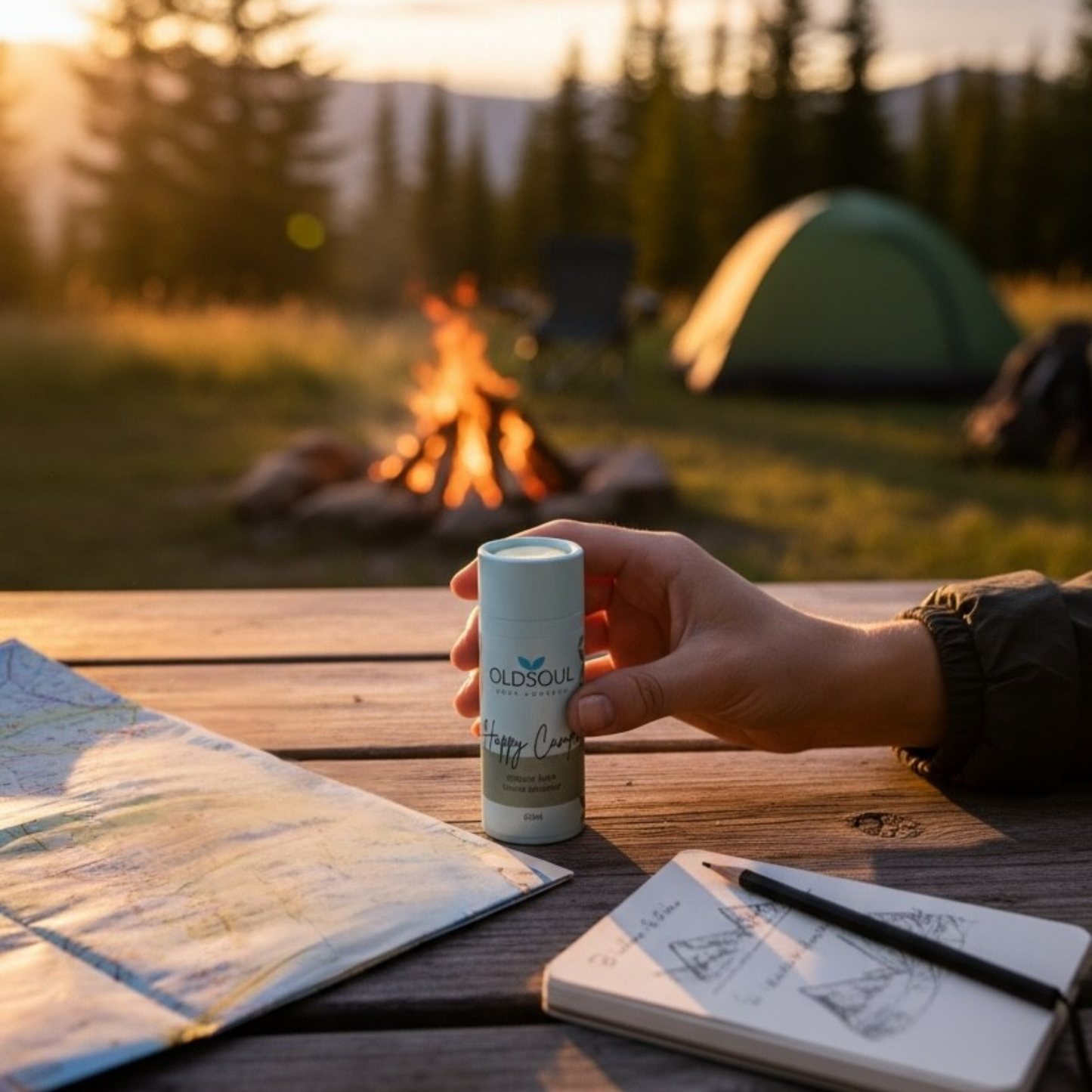 Old Soul Soap Company Inc. - Happy Camper Outdoor Stick: Large