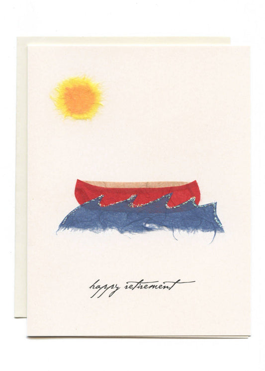 Flaunt Handmade - "Happy Retirement" Canoe