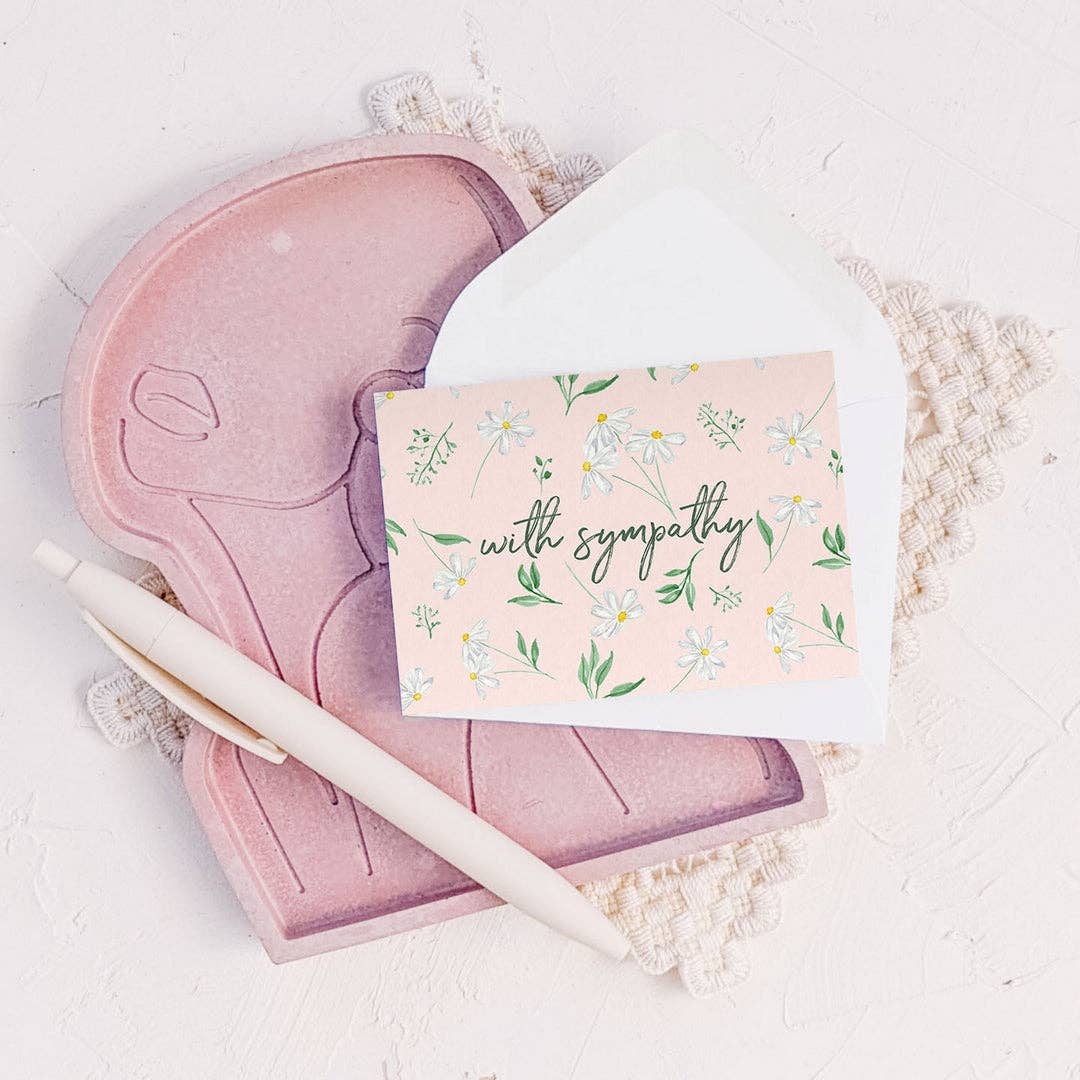 Almeida Illustrations - Mini Card - Floral Congratulations Enclosure Card