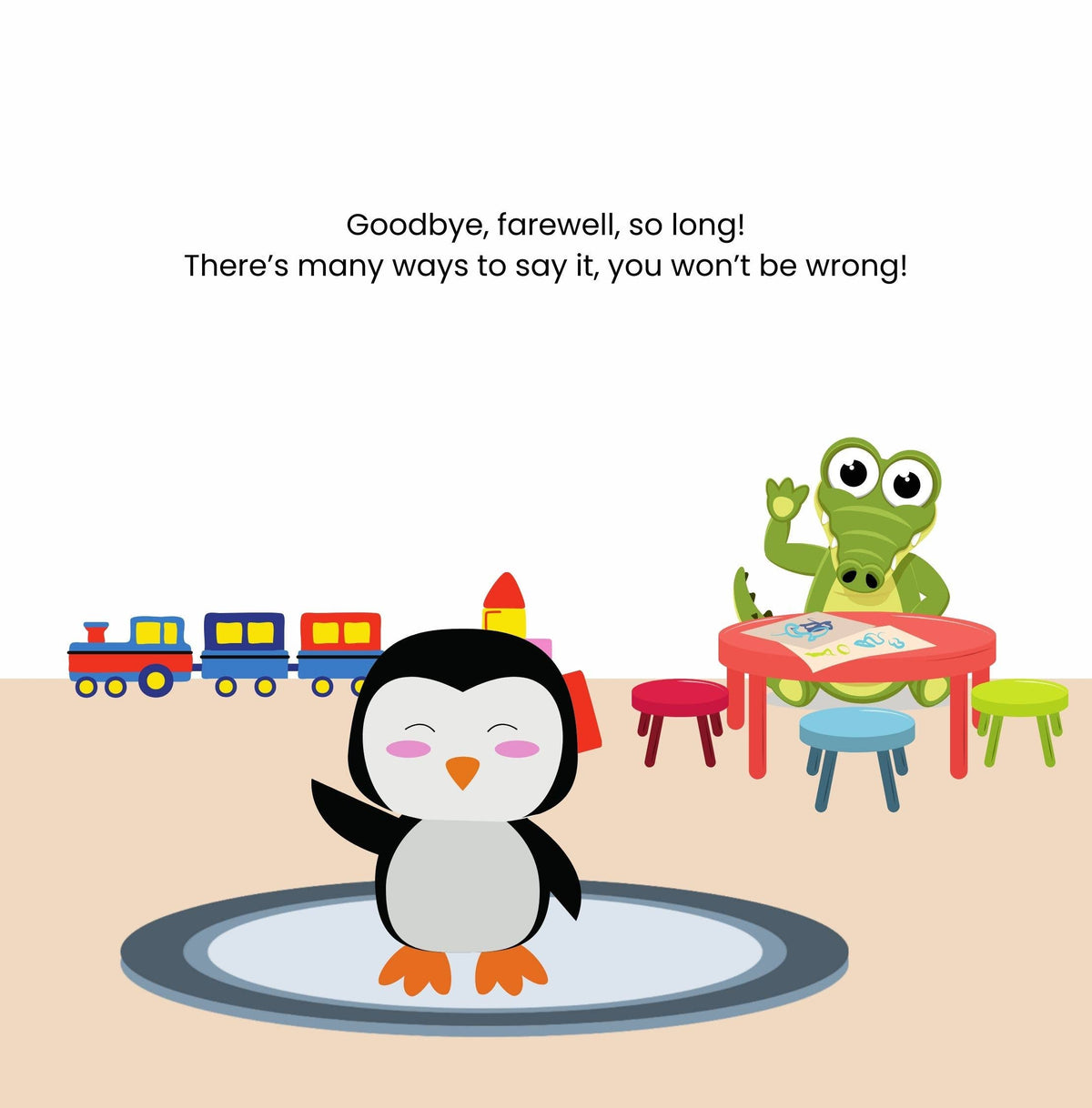 Doodle Paw Press - Goodbye Diapers- A potty training prep book for kids.