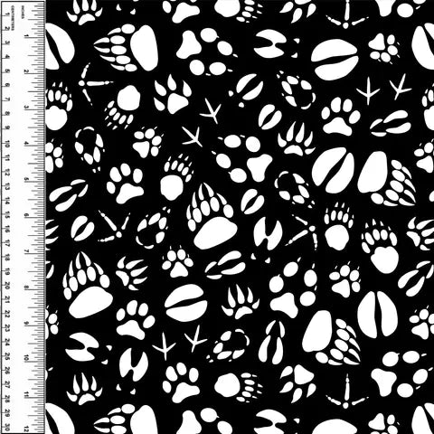 Busy Little Stitches - Animal Tracks Toddler Blanket