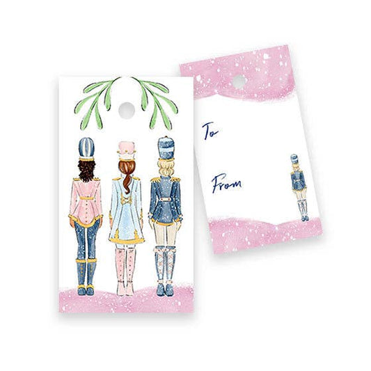 Almeida Illustrations - Soldiers - Set of 8 Holiday Gift Tags + String