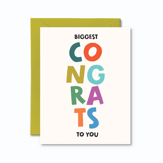 Pretty by Her - Biggest Congrats Card - Congrats Card
