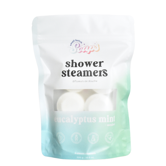 Small Batch Soaps - Eucalyptus Mint Shower Steamers: 6-Pack