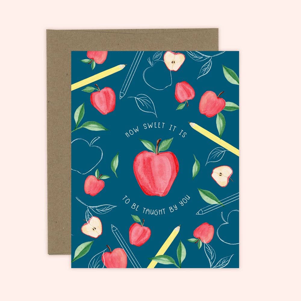 Almeida Illustrations - Teacher Appreciation Card: White