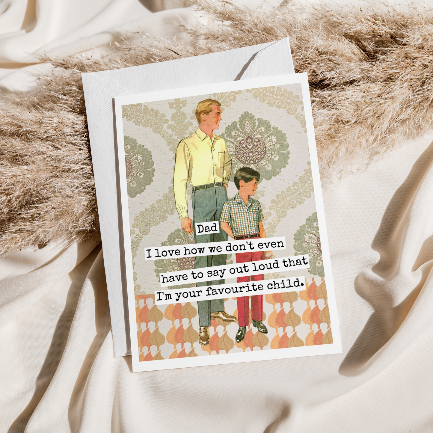 RAVEN'S Rest Studio - Greeting Card. Dad I Love How We Don't Even Have To Say...