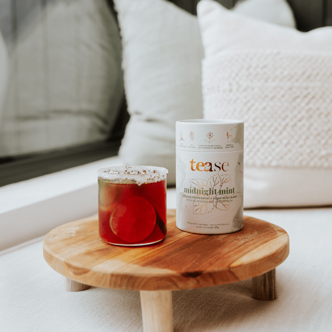 Tease | Wellness Tea Blends + Accessories - Midnight Mint | All Natural Biodegradable, Organic Tea Blend