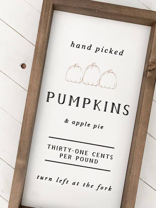 Ashwood Designs - Hand picked pumpkins: Dark Walnut