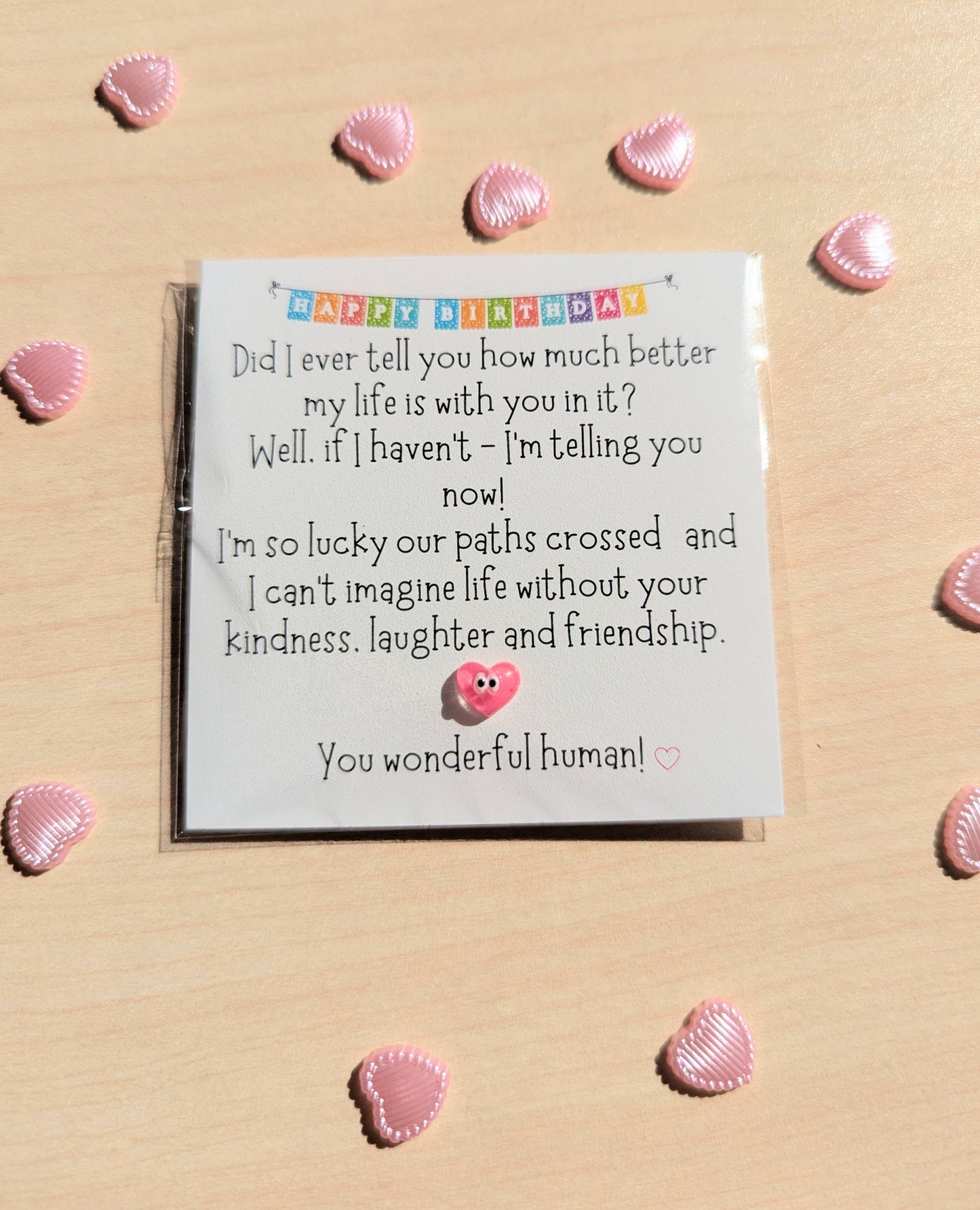 Uplifted Ink - Heartfelt Birthday Card for Friend – Friendship Birthday
