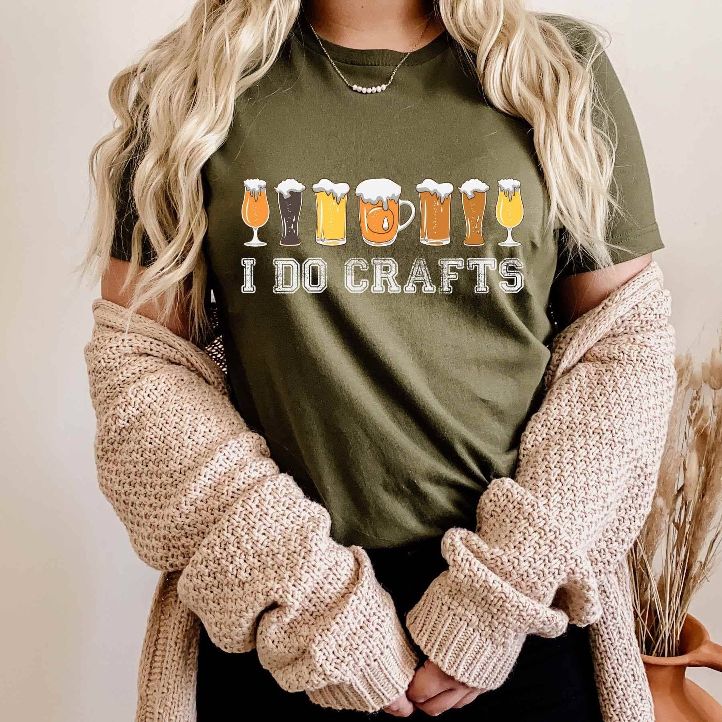 Oakbury Designs - Craft Beer: T-shirt OLIVE