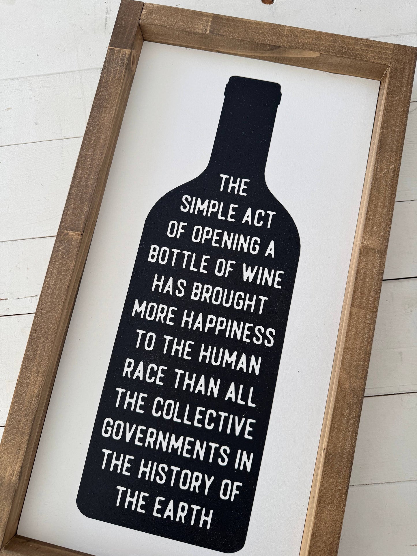 Ashwood Designs - The simple act of opening a bottle of wine...: Dark Walnut
