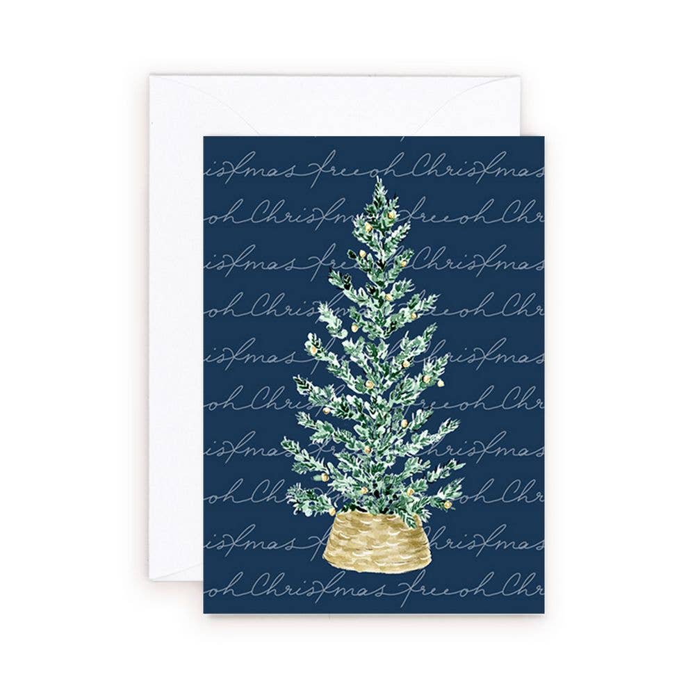 Almeida Illustrations - Mini Card - Oh Christmas Tree Enclosure Card
