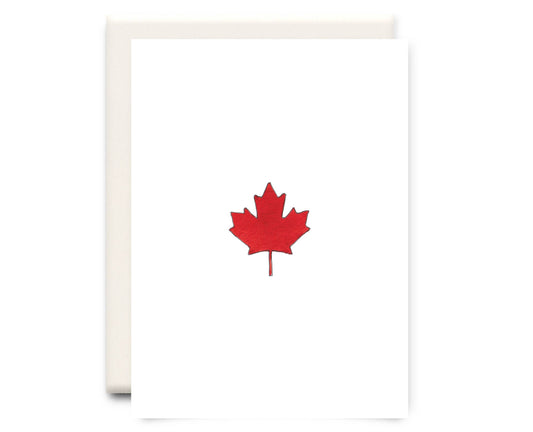 Inkwell Cards - Maple Leaf - Everyday Greeting Card