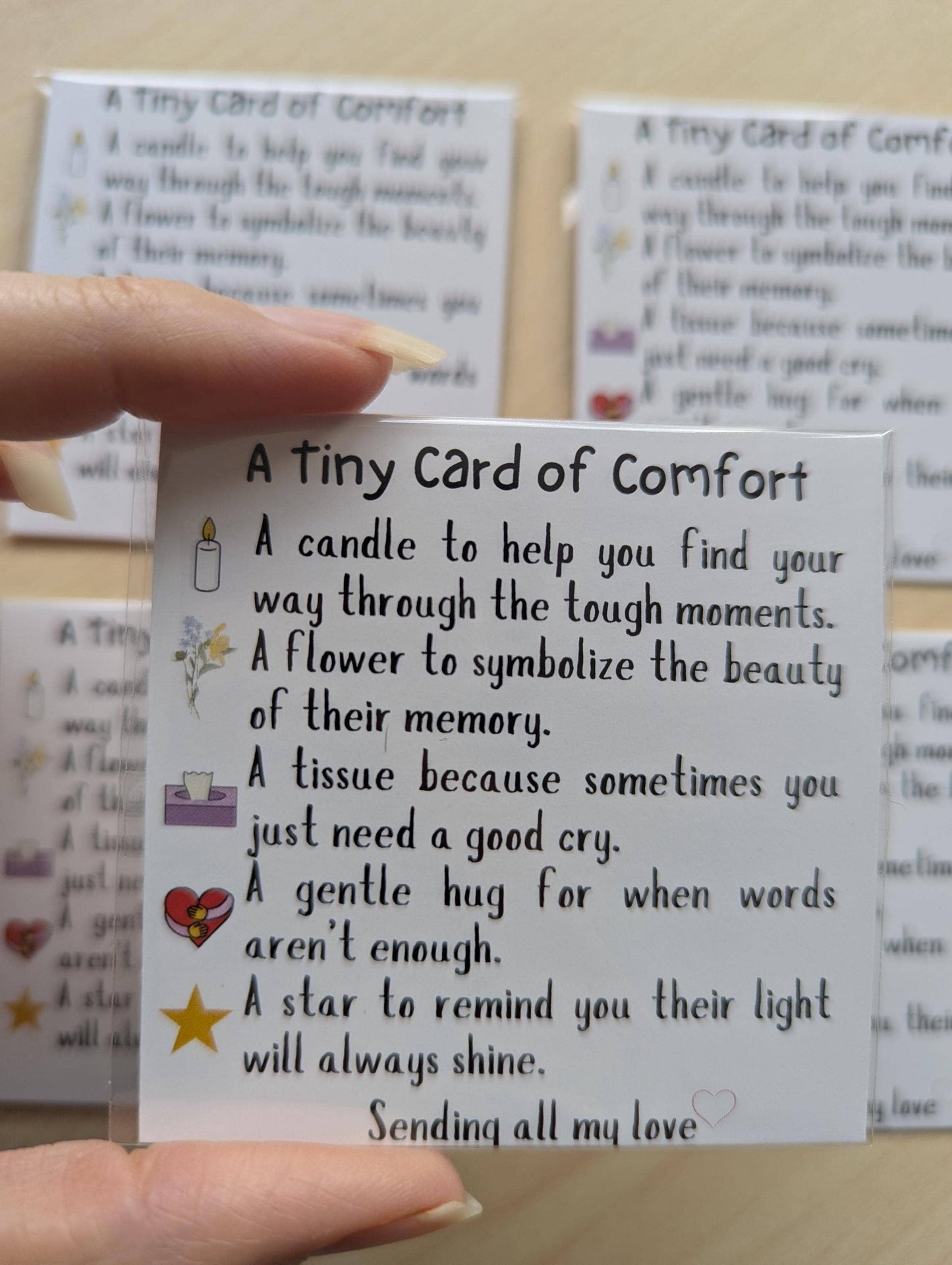 Uplifted Ink - Comfort Sympathy Card - Gentle Reminder of Love & Support