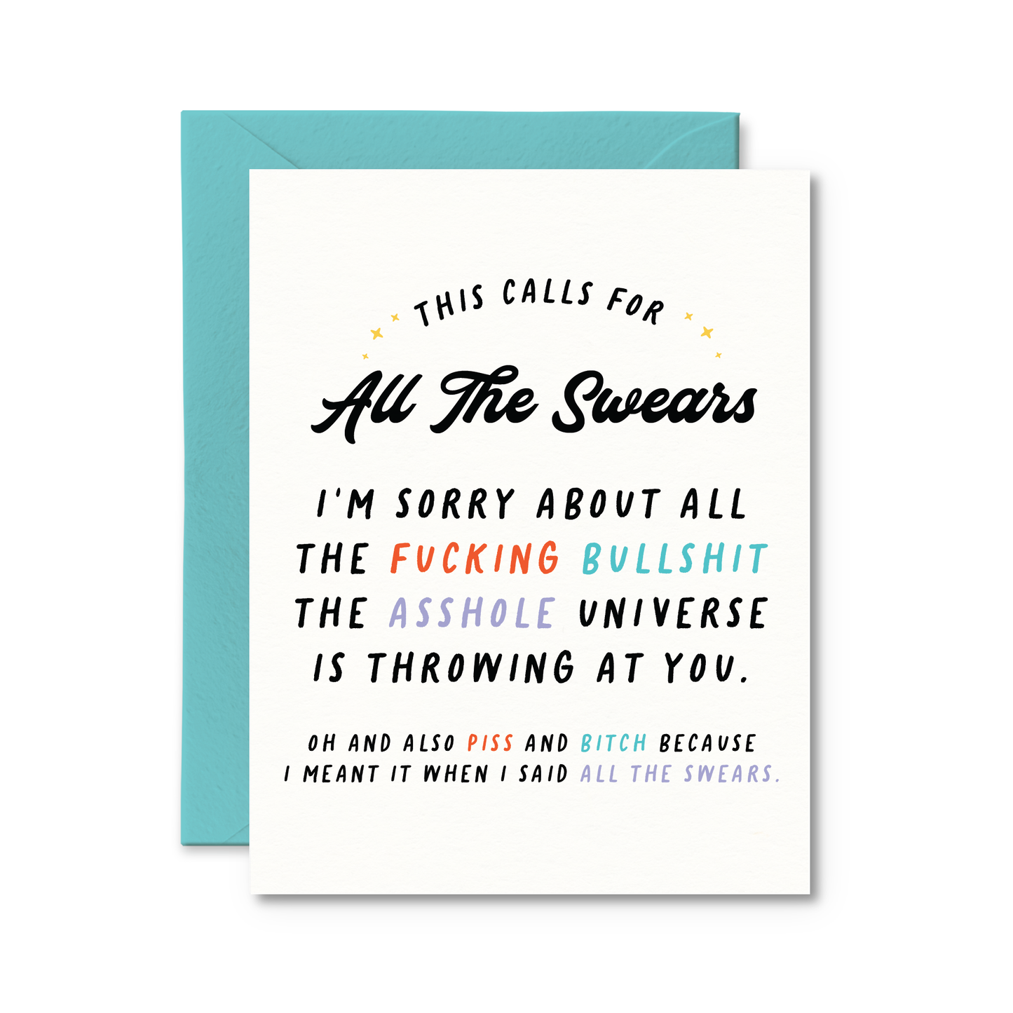 Pretty by Her - All The Swears Card
