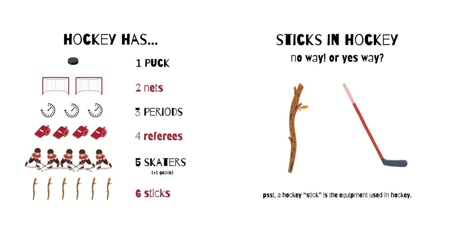Doodle Paw Press - Hello Hockey- Baby's First Hockey Book