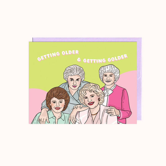 Party Mountain Paper co. - Older & Golder | Birthday Card