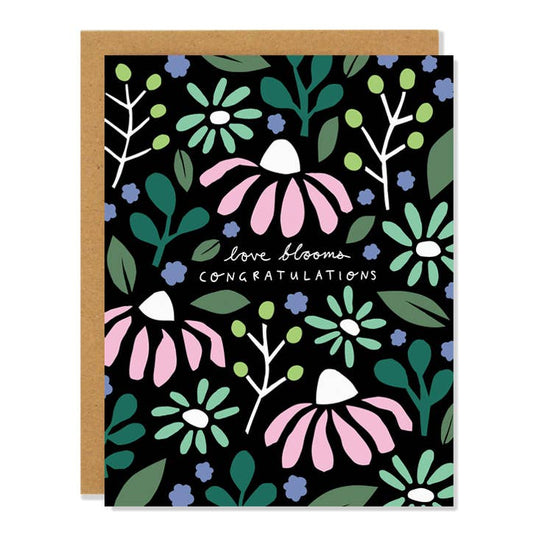 Badger & Burke - Love Blooms - Wedding Card