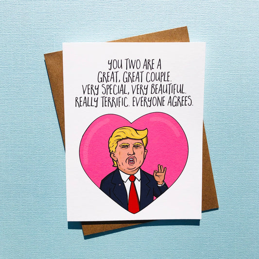 Top Hat and Monocle - Wedding Rant Funny Wedding Card