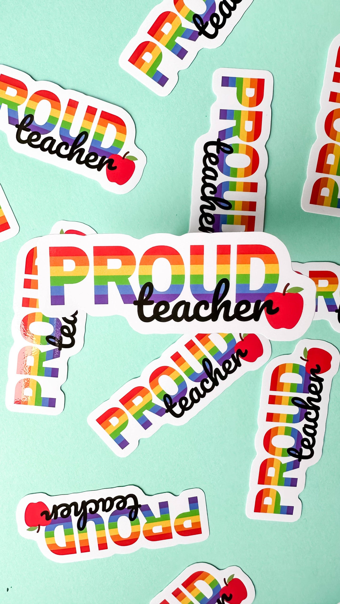 Rainbow Certified - Proud Teacher LGBTQ+ Sticker