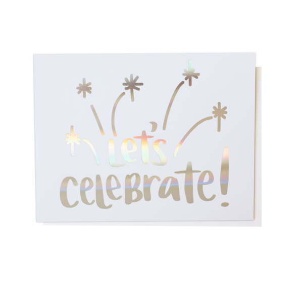 The Penny Paper Co. - Greeting Card, Let's Celebrate!
