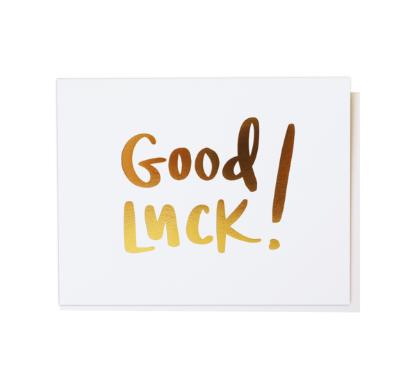 The Penny Paper Co. - Greeting Card, Good Luck!