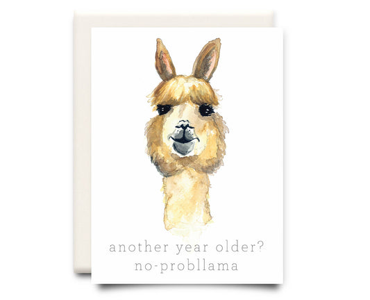 Inkwell Cards - No Probllama | Birthday Greeting Card