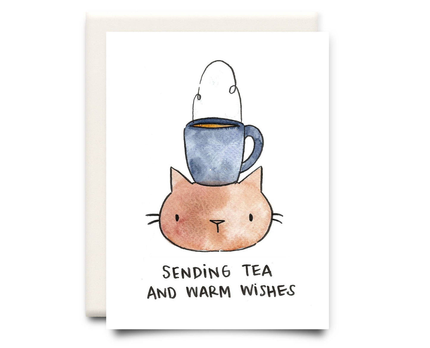 Inkwell Cards - Sending Tea and Warm Wishes | Encouragement Greeting Card