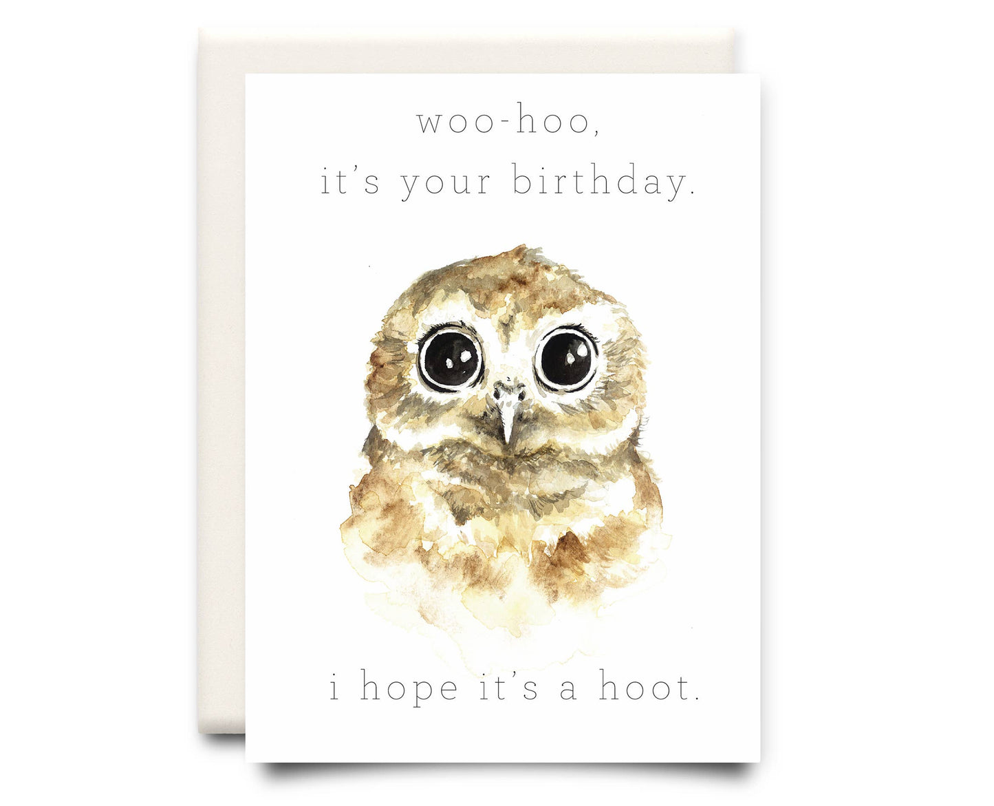 Inkwell Cards - Hope it's a Hoot | Birthday Greeting Card
