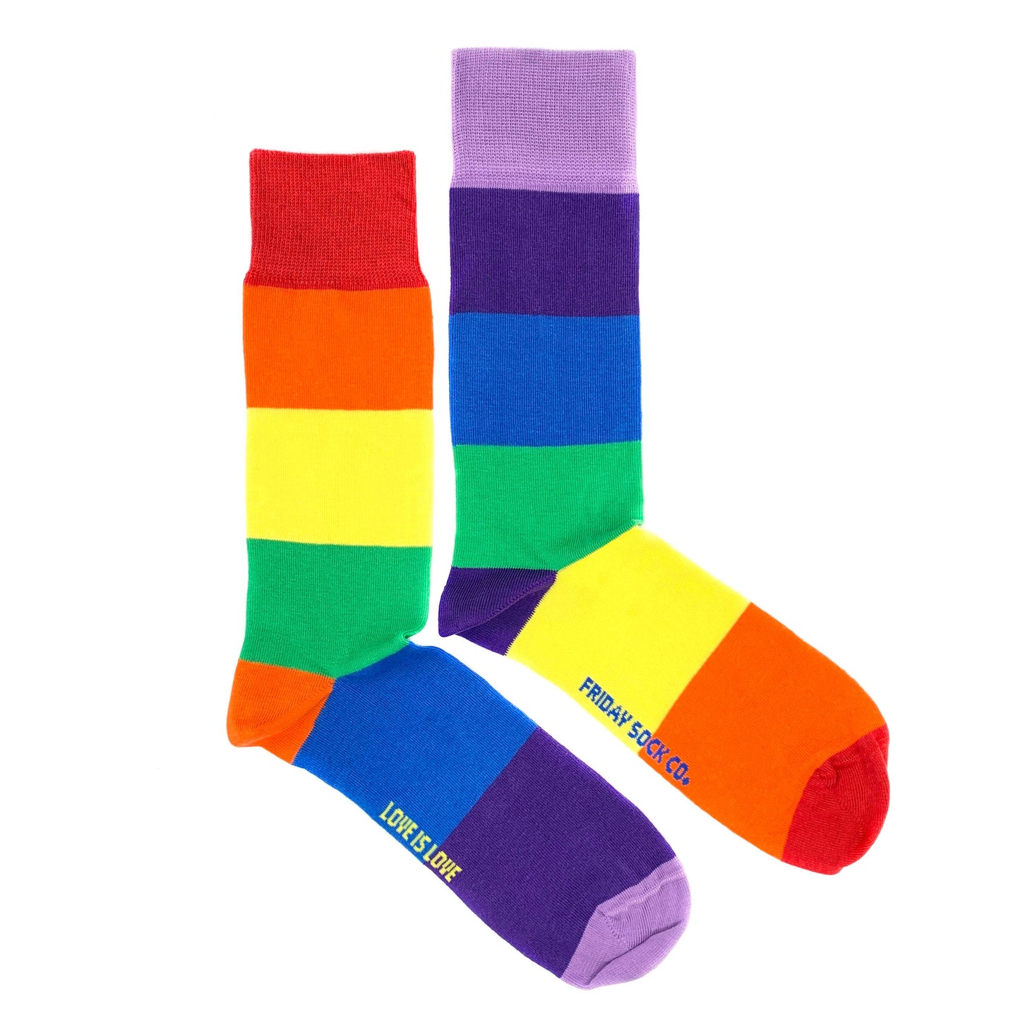 Friday Sock Co. - Men’s Socks | Love is Love | Pride | Rainbow | Colourful