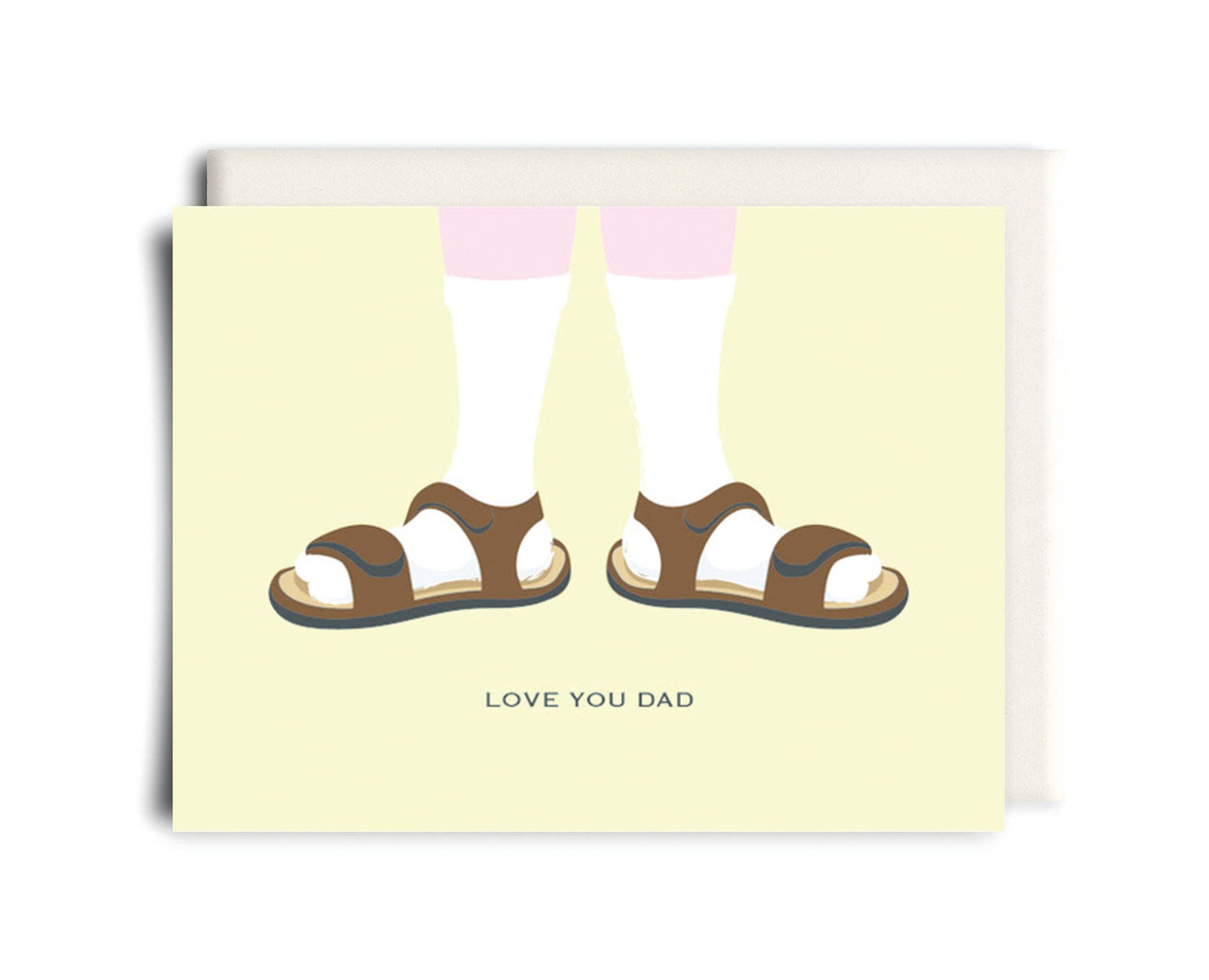 Inkwell Cards - Socks and Sandals | Father's Day Greeting Card