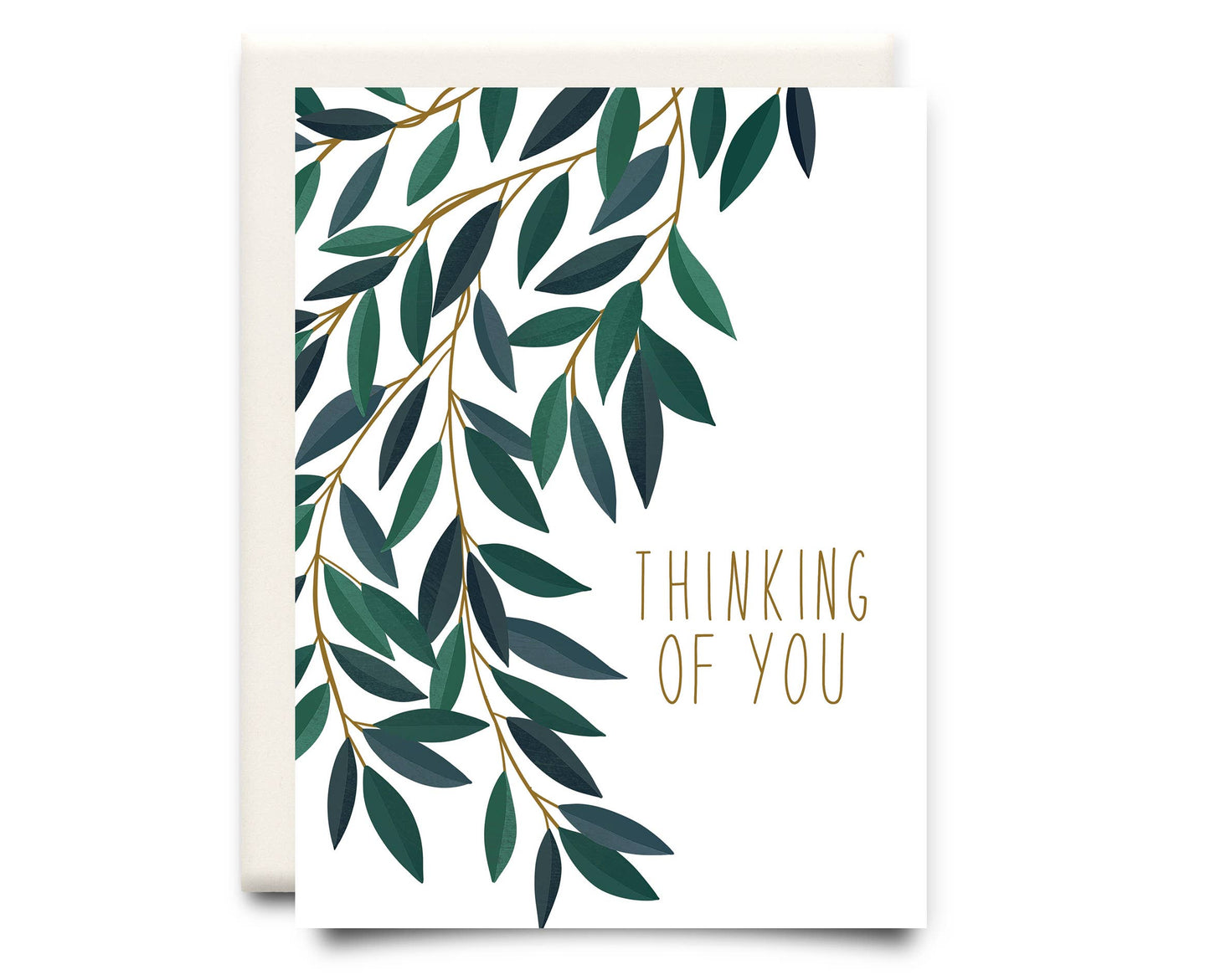 Inkwell Cards - Thinking of You Leaves | Friendship Greeting Card