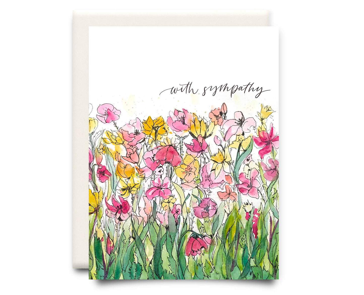 Inkwell Cards - With Sympathy | Condolences Greeting Card