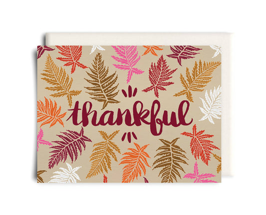 Thankful | Thanksgiving Greeting Card